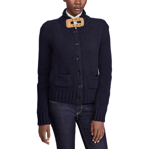 Midnight Cashmere Shawl Cardigan Ralph Lauren Collection 3