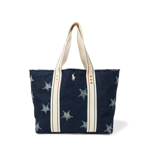 Navy Tragetasche aus Baumwolle Polo Ralph Lauren 1