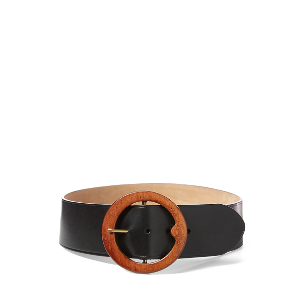 Lennox Wood-Buckle Belt Polo Ralph Lauren 1