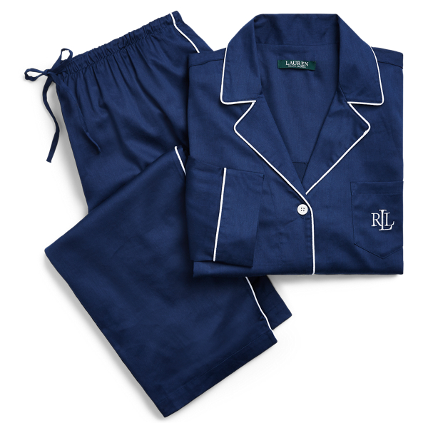 Cotton-Blend-Sateen Sleep Set Lauren 1
