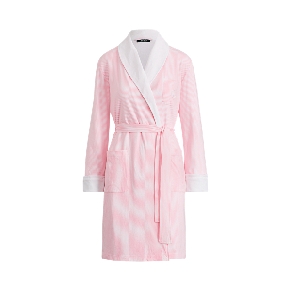 Striped Cotton-Blend Robe Lauren in 1