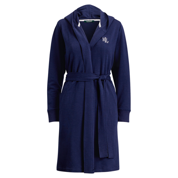 French Terry Hooded Robe Lauren 1