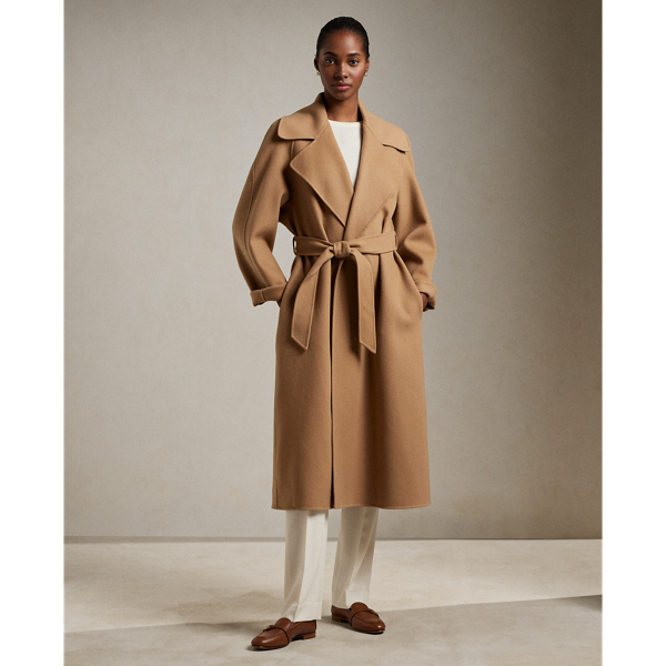 Ralph lauren camel overcoat best sale