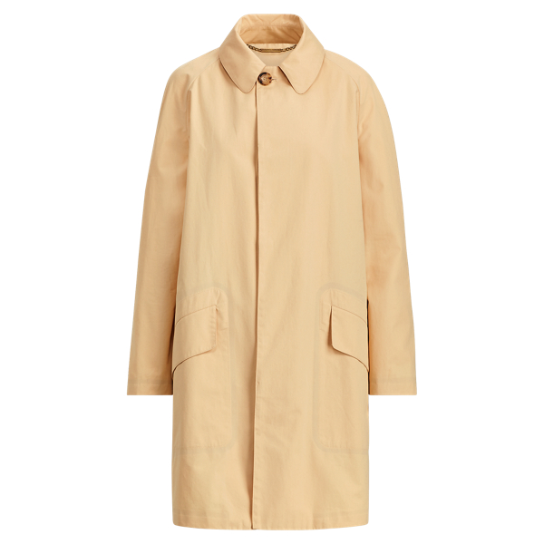 Cappotto balmacaan Ashton in cotone Ralph Lauren Collection in Marrone chiaro 2