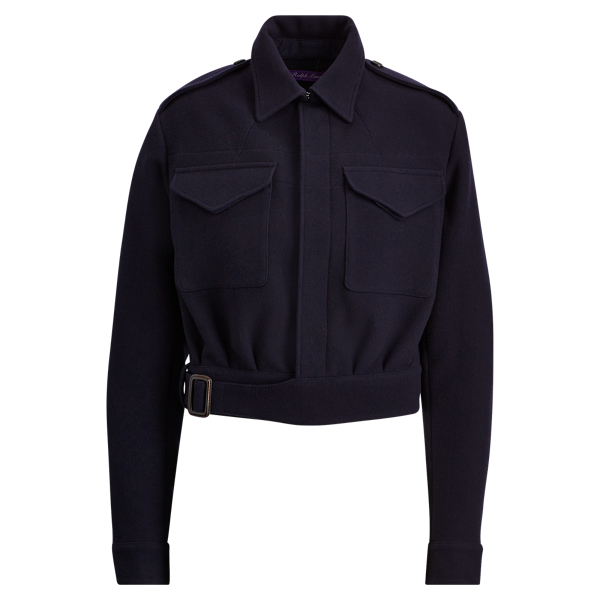 Wool Sateen Military Jacket Ralph Lauren Collection 1