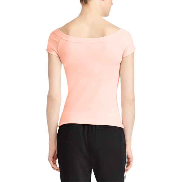 English Rose Cotton Off-the-Shoulder Top Lauren 4