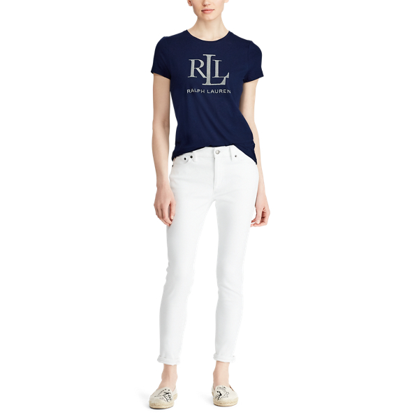 Navy LRL Graphic T-Shirt Lauren 2