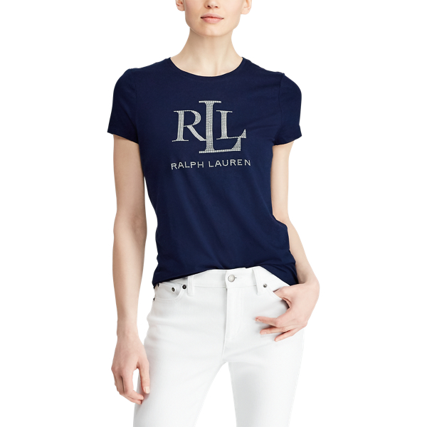 Navy LRL Graphic T-Shirt Lauren 3