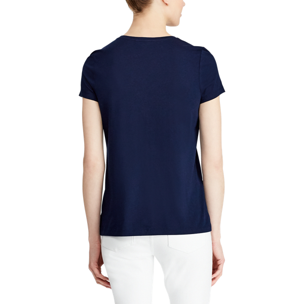 Navy LRL Graphic T-Shirt Lauren 4