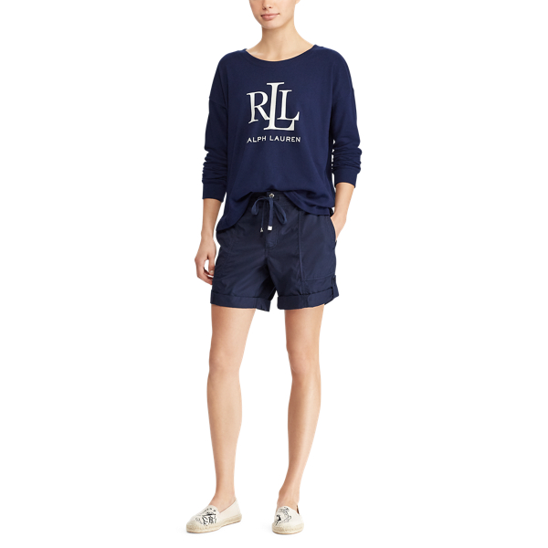 Navy LRL French Terry Sweatshirt Lauren 2