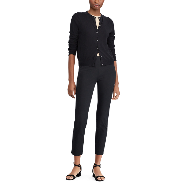 Polo Black Cotton-Blend Cardigan Lauren 2