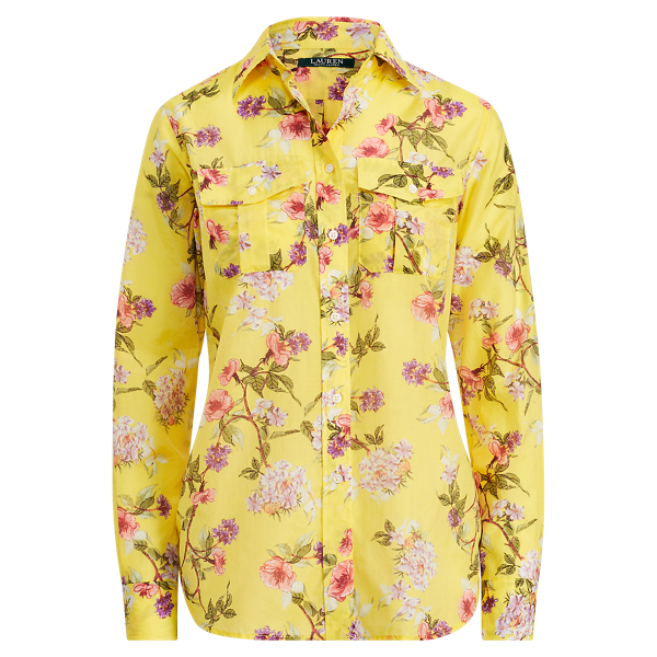 Floral Button-Down Shirt Lauren 1