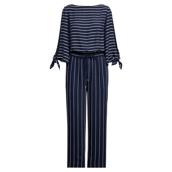 Striped Satin Jumpsuit Lauren in 1
