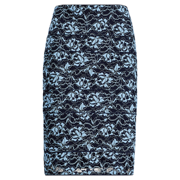 Navy pencil skirts lace best sale