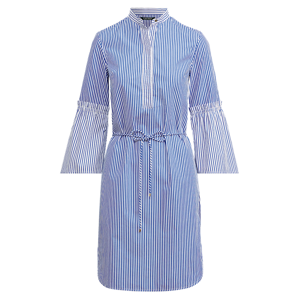 Striped Cotton Shirtdress Lauren em 1