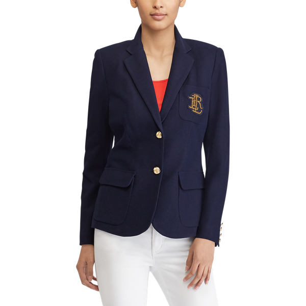 Crest Cotton Piqué Blazer