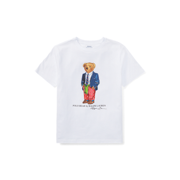 Preppy Bear Cotton T-Shirt Boys 6-14 Years 1