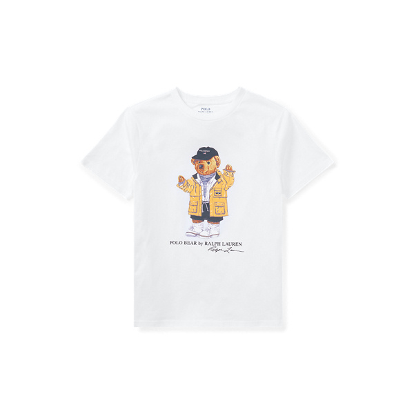 Big Kid Raincoat Bear T-Shirt Boys 6-14 Years 1
