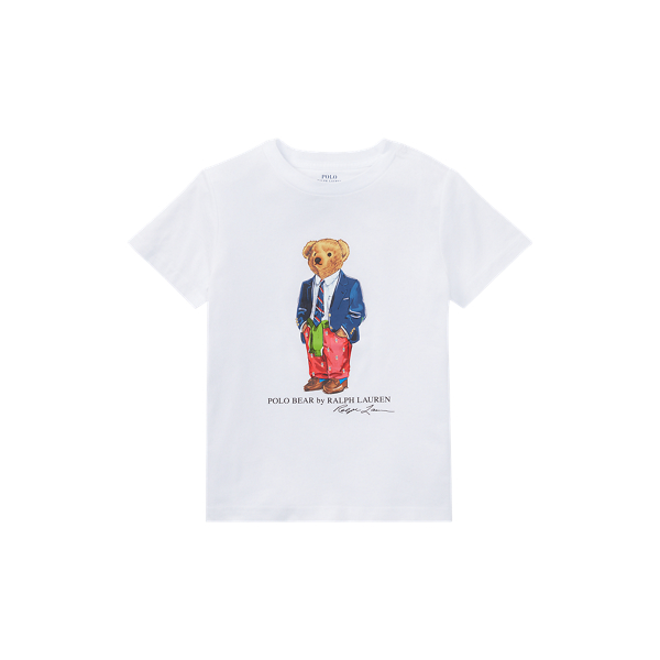 Baumwoll-T-Shirt mit Preppy Bear Boys 1.5-6 Years in 1