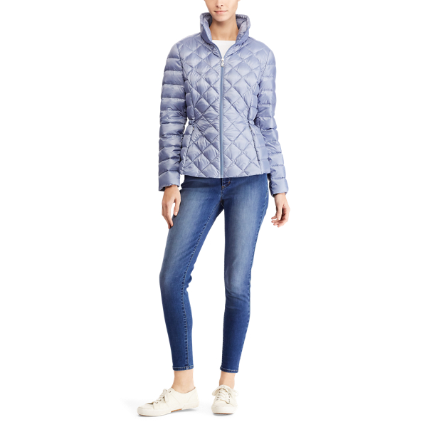 Mineral Blue Packable Quilted Jacket Lauren 3