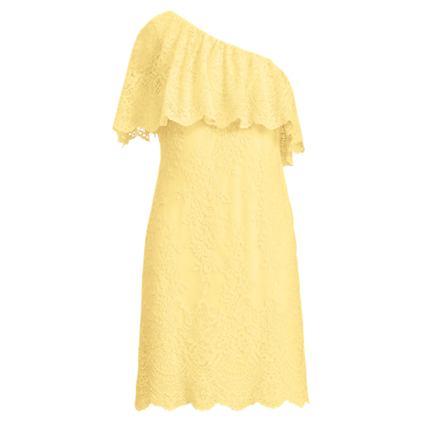 One-Shoulder Lace Dress Lauren 1