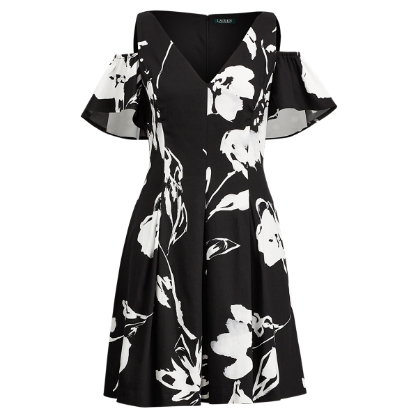 Floral Sateen Dress Lauren 1
