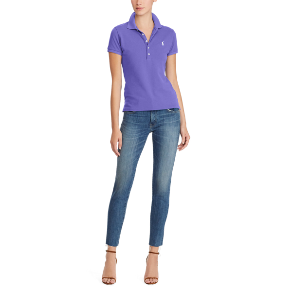 Polo Slim-Fit Polo Ralph Lauren in Blu Royal estivo 2