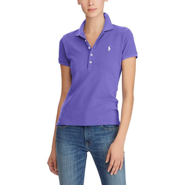Polo Slim-Fit Polo Ralph Lauren in Blu Royal estivo 3