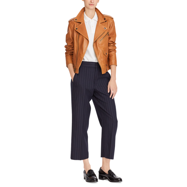 Bikerjacke aus Leder Polo Ralph Lauren in Sanftes Braun 3
