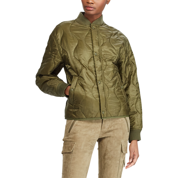 Water-Repellent Bomber Jacket Polo Ralph Lauren em Berkshire Green 4