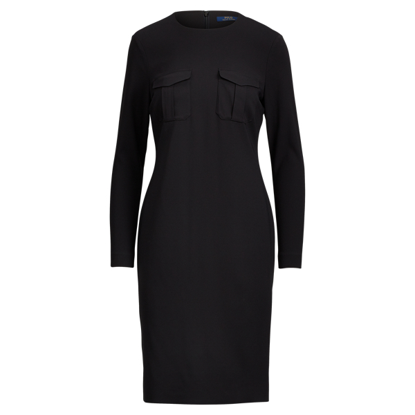 Robe cintr&eacute;e en cady stretch Polo Ralph Lauren en 1