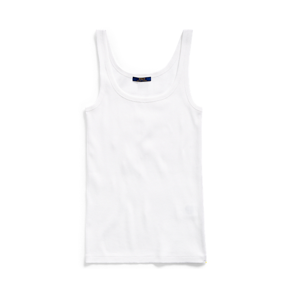 Camiseta de tirantes en algod&oacute;n acanalado Polo Ralph Lauren en 1