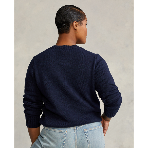 Pull Polo Bear en coton et lin Polo Ralph Lauren en Marine multi 5