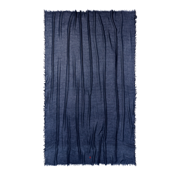 Cruise Navy Frayed Scarf Polo Ralph Lauren 2