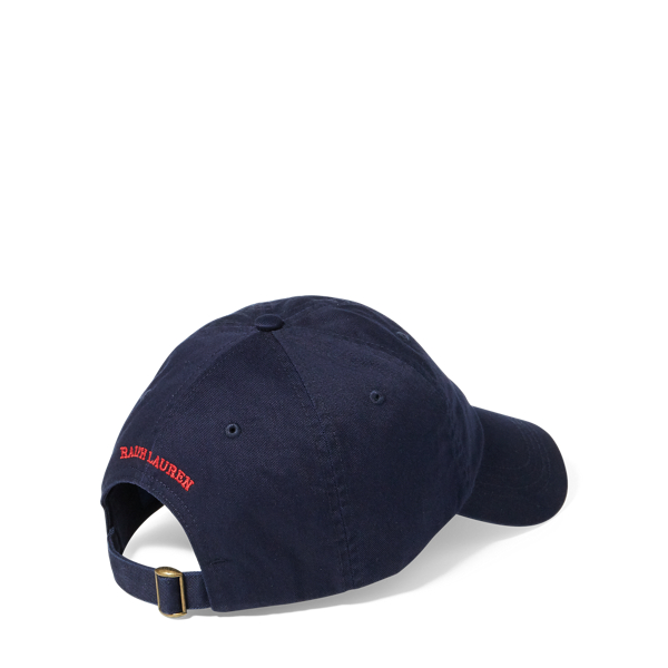 Relay Blue Hockey Polo Bear Chino Cap Polo Ralph Lauren 2