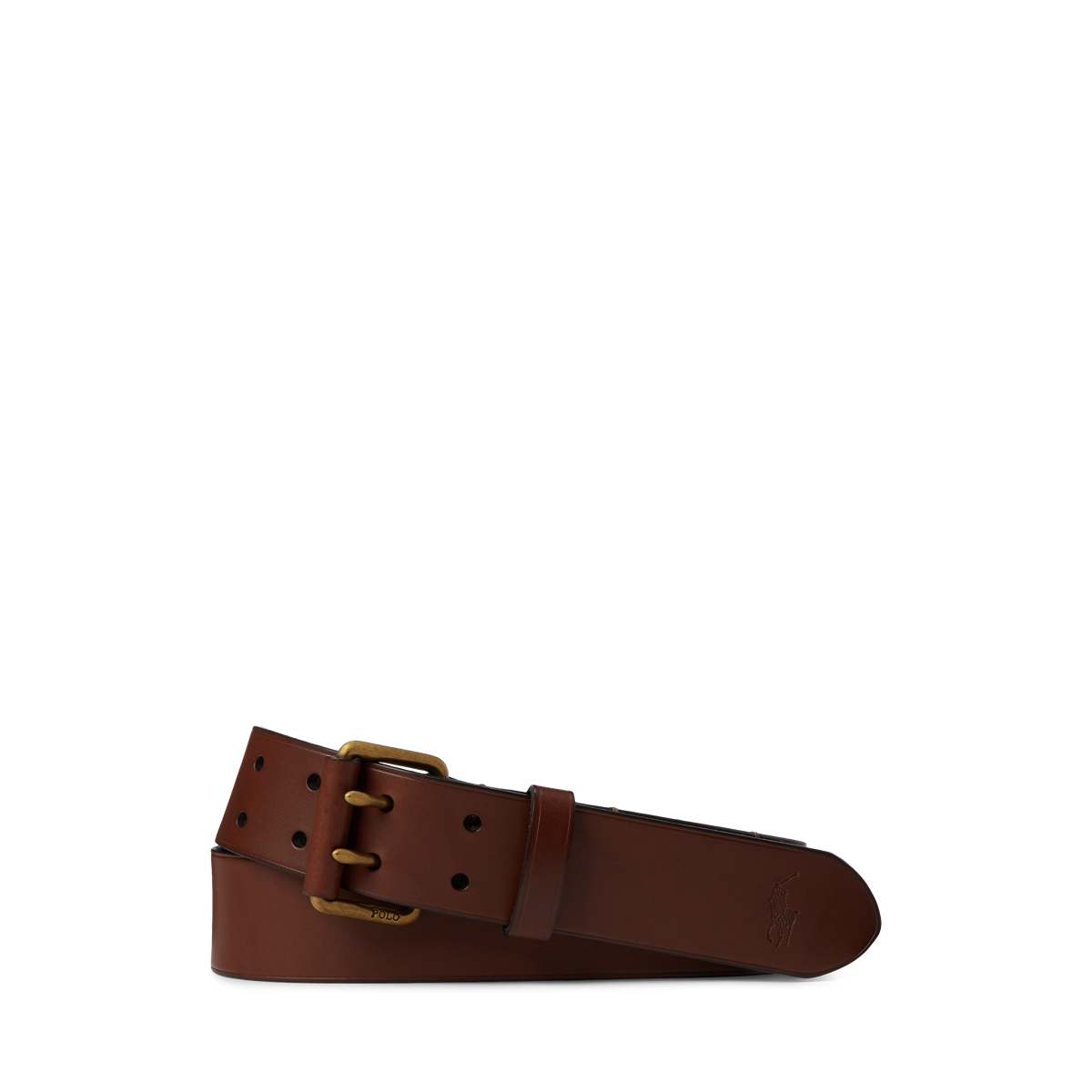 【送料&関税込】Ralph Lauren Double Breast Belt Rn 38 Lined Double-Prong Leather Belt | Ralph Lauren