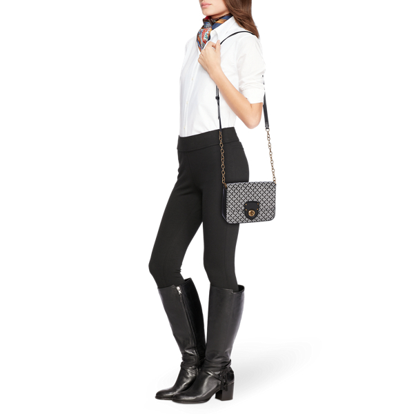 Black/White Crossbody Bag Lauren 5