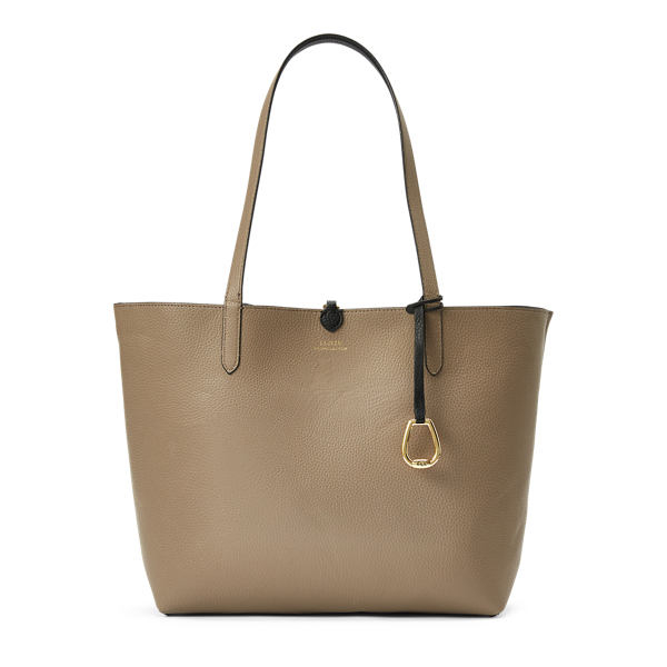 Reversible Faux Leather Tote