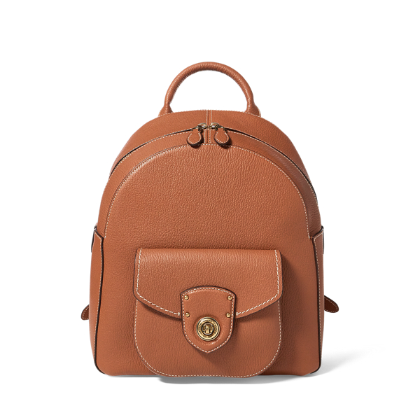 Leather Medium Backpack for Women Ralph Lauren CL