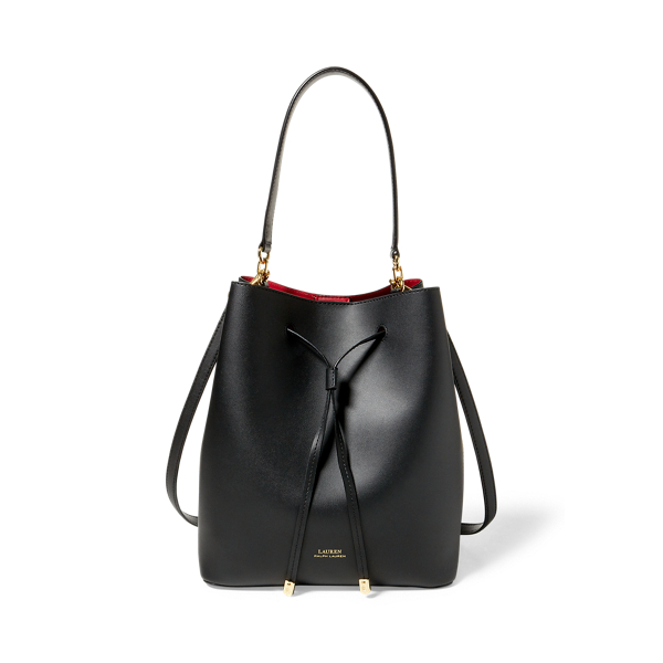 Leather Debby Drawstring Bag Ralph Lauren UK