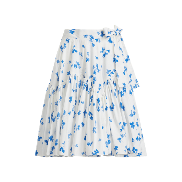 Fabian Floral Cotton Skirt Ralph Lauren Collection 1