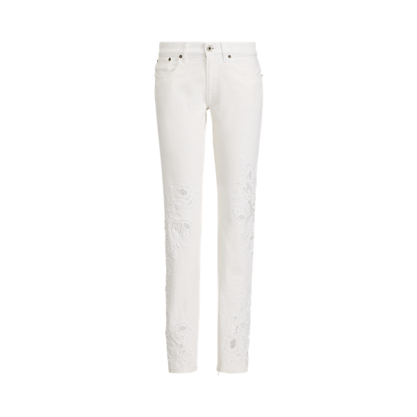 444 Sequinned-Lace Super-Slim Jean Ralph Lauren Collection 1