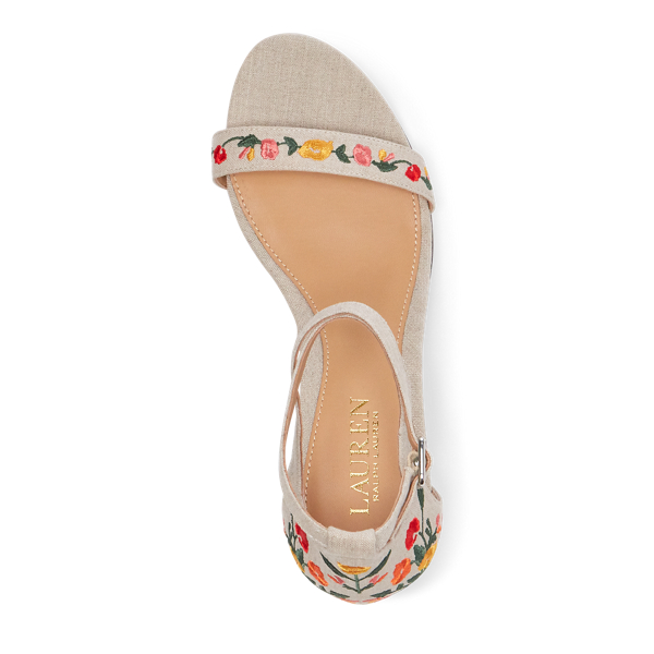Flax Betha II Linen Sandal Lauren 4