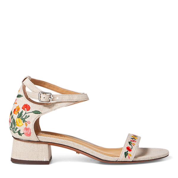 Flax Betha II Linen Sandal Lauren 1