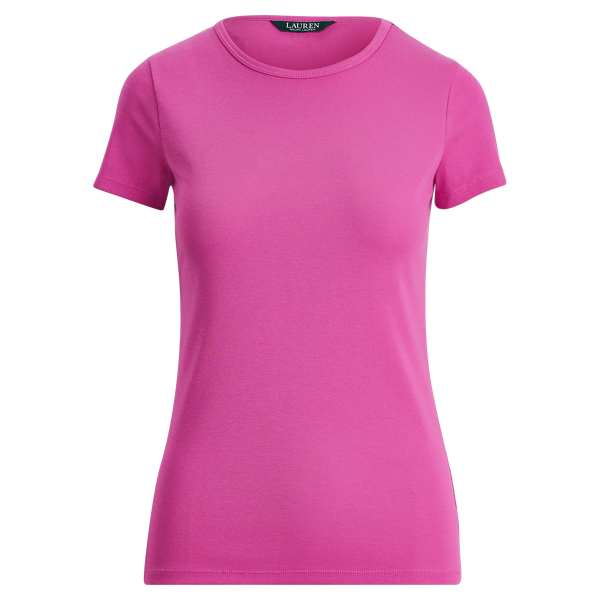 Cotton Crewneck T-Shirt Lauren 1