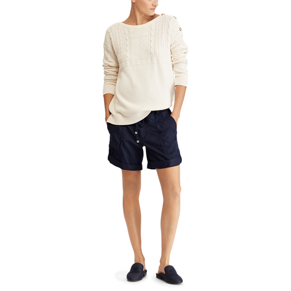 Pullover mit U-Boot-Ausschnitt Lauren in Mascarpone-Creme 2