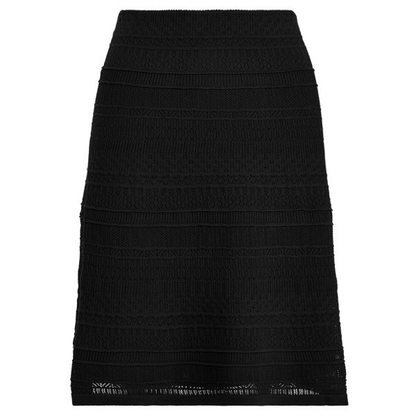 Cotton-Blend A-Line Skirt Lauren 1