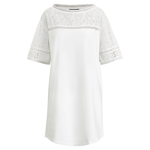 Eyelet Jersey Dress Lauren in 1