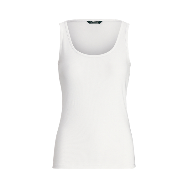 Cotton Blend Tank Top Ralph Lauren