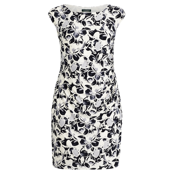 Abito in jersey stretch a fiori Lauren Woman in 1